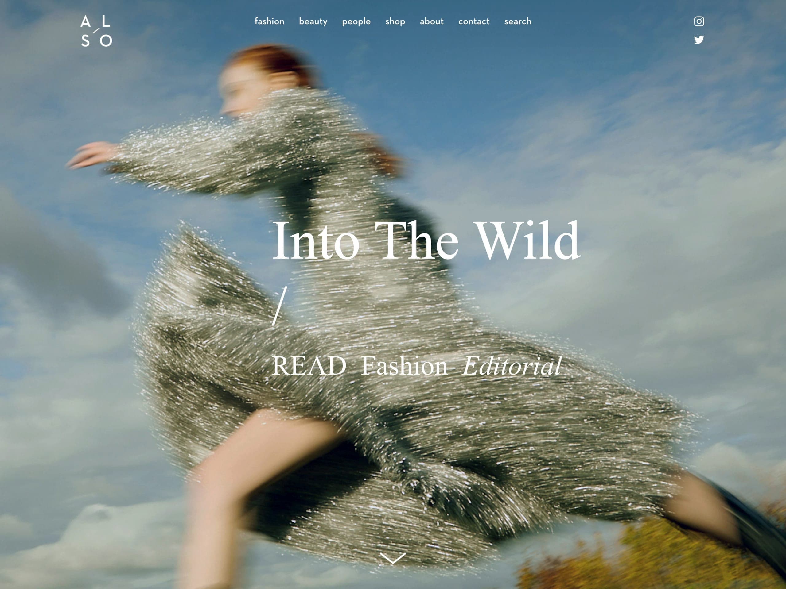 Also Journal website screenshot