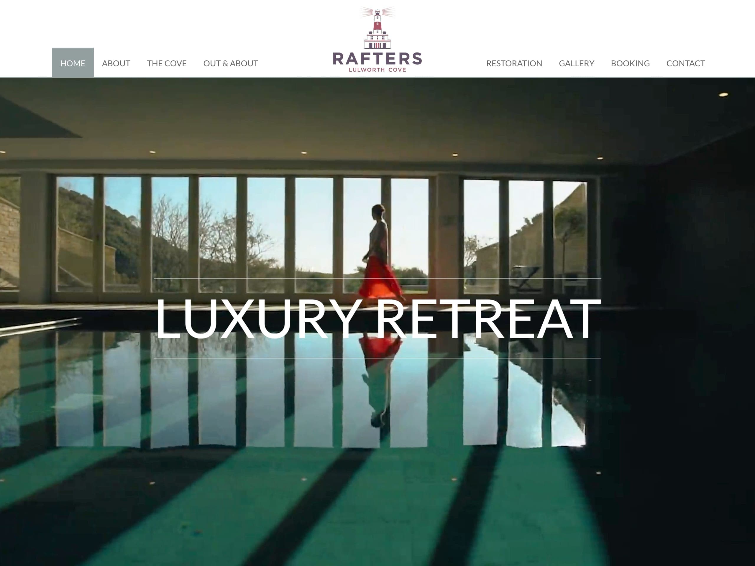 Rafters website screenshot